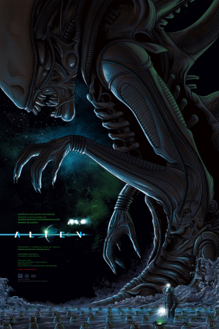 by Mike Saputo, edition of 225. Variant color also available.